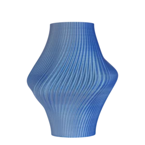 vase Nikki-16 bleu_argent