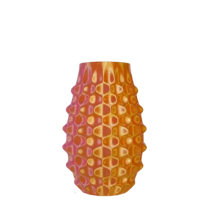 Vase Luméa 13 rose/or