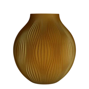 Vase design Bloom or hauteur 20