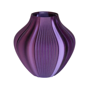 vase déco design Xyra violet/noir